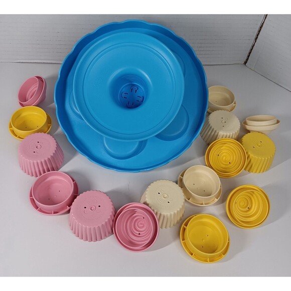Green Toys Kids Toy Cup Cakes Muffin Tray Pretend Play Baking Food Plastic - Picture 7 of 10